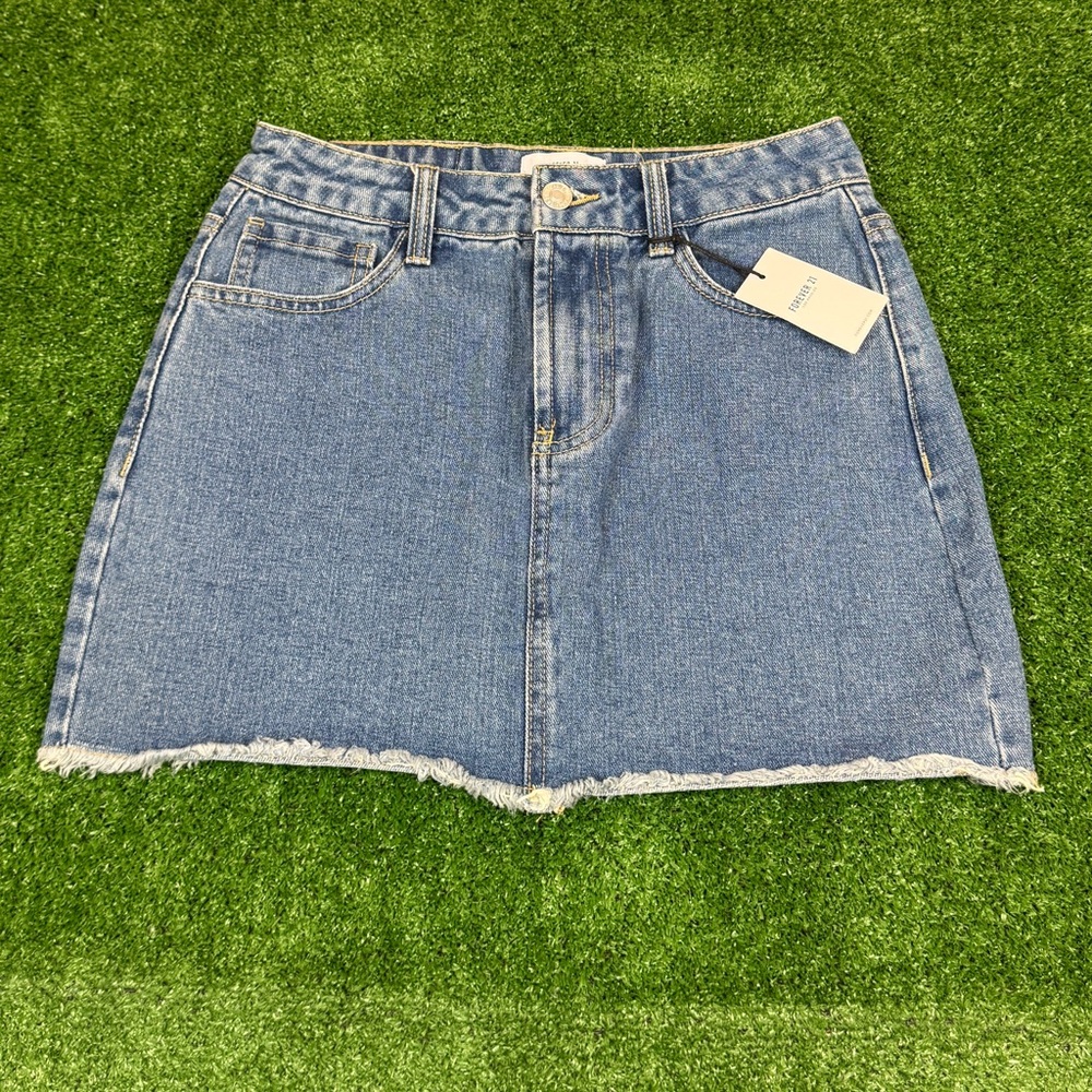 Forever 21 Denim Mini Skirt Size XS